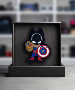 Ecusson Super Heros Grand Coeur