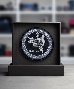 Ecusson SDPJ – 18.04.1983, brodé