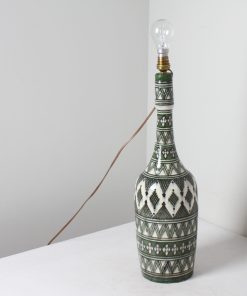 Pied de lampe berbère en céramique – SAFI