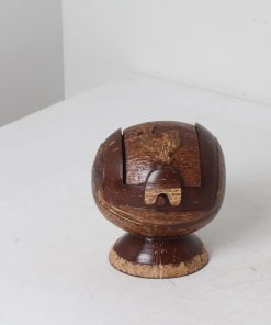 Boîte à bijoux en noix de coco